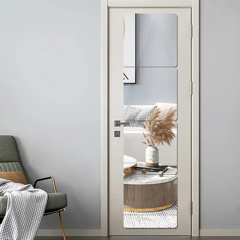 3D Mirror Wall Sticker - 1PC
