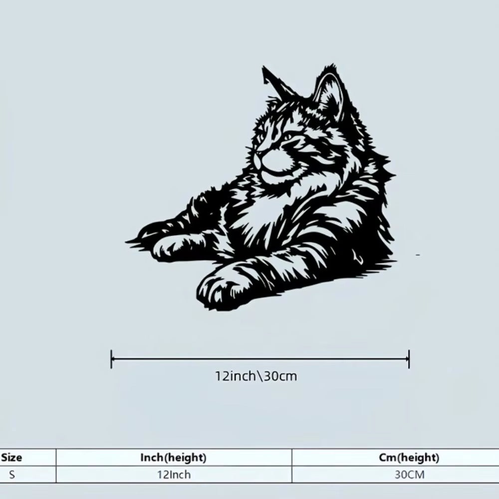 Black Metal Wall Art Decor - 1PC